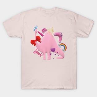 Valentines Dinosaur - Please accept my love T-Shirt